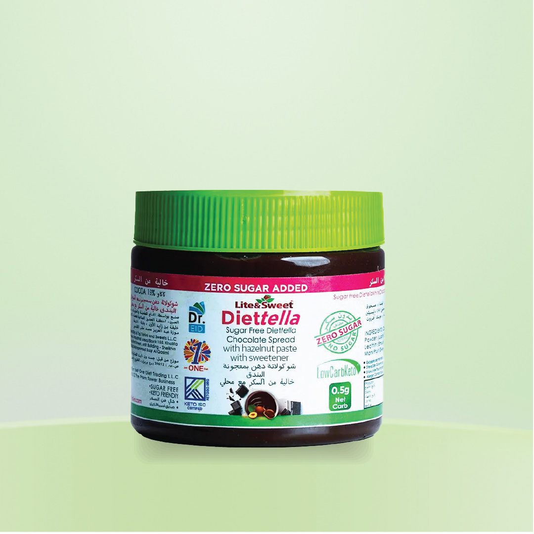 Diettella// Hazelnut Flavored Chocolate Spread //