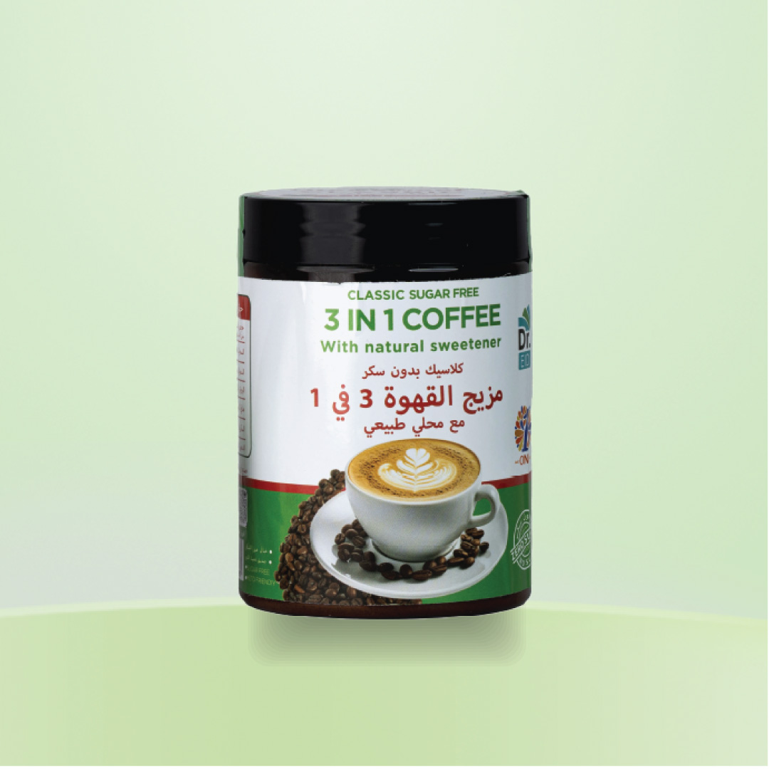 SUGAR FREE  3 IN 1 COFFEE CLASSIC With Sweetener