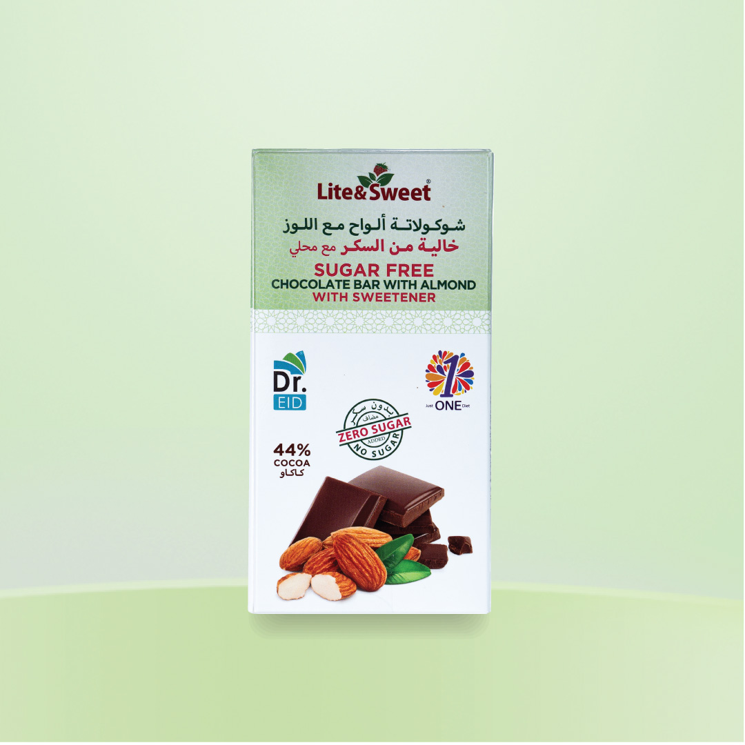 شوكولاته ألواح باللوز