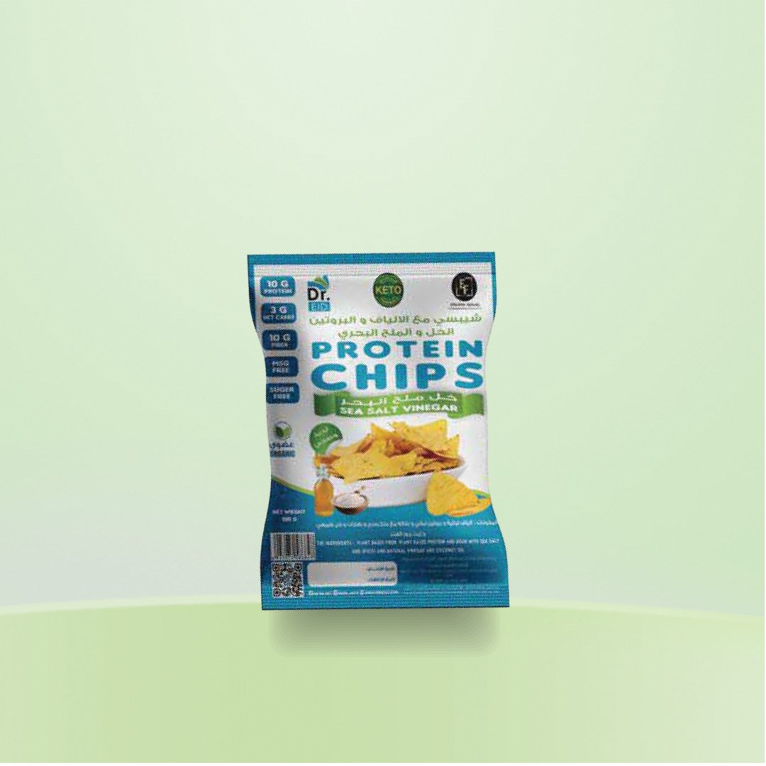 شيبس مع الالياف والبروتين   خل ملح البحر