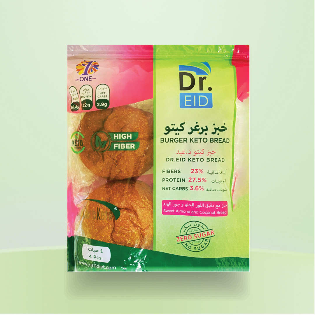 خبز برغر كيتو