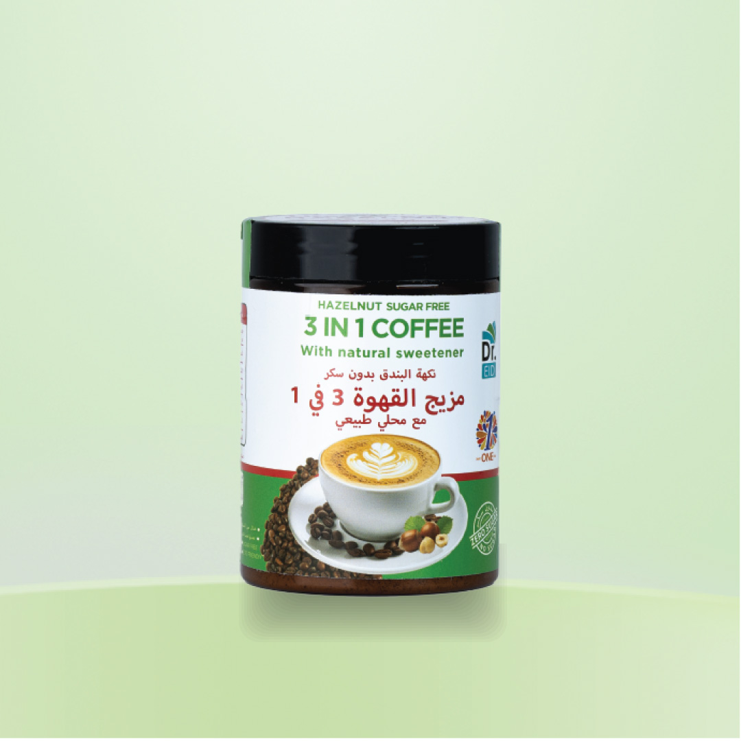 Hazelnut Flavored Coffee With Sweetener 3 In 1