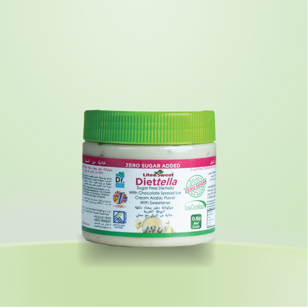 Diettella Chocolate Spread Ice Cream Arabic Flavor with Sweetener