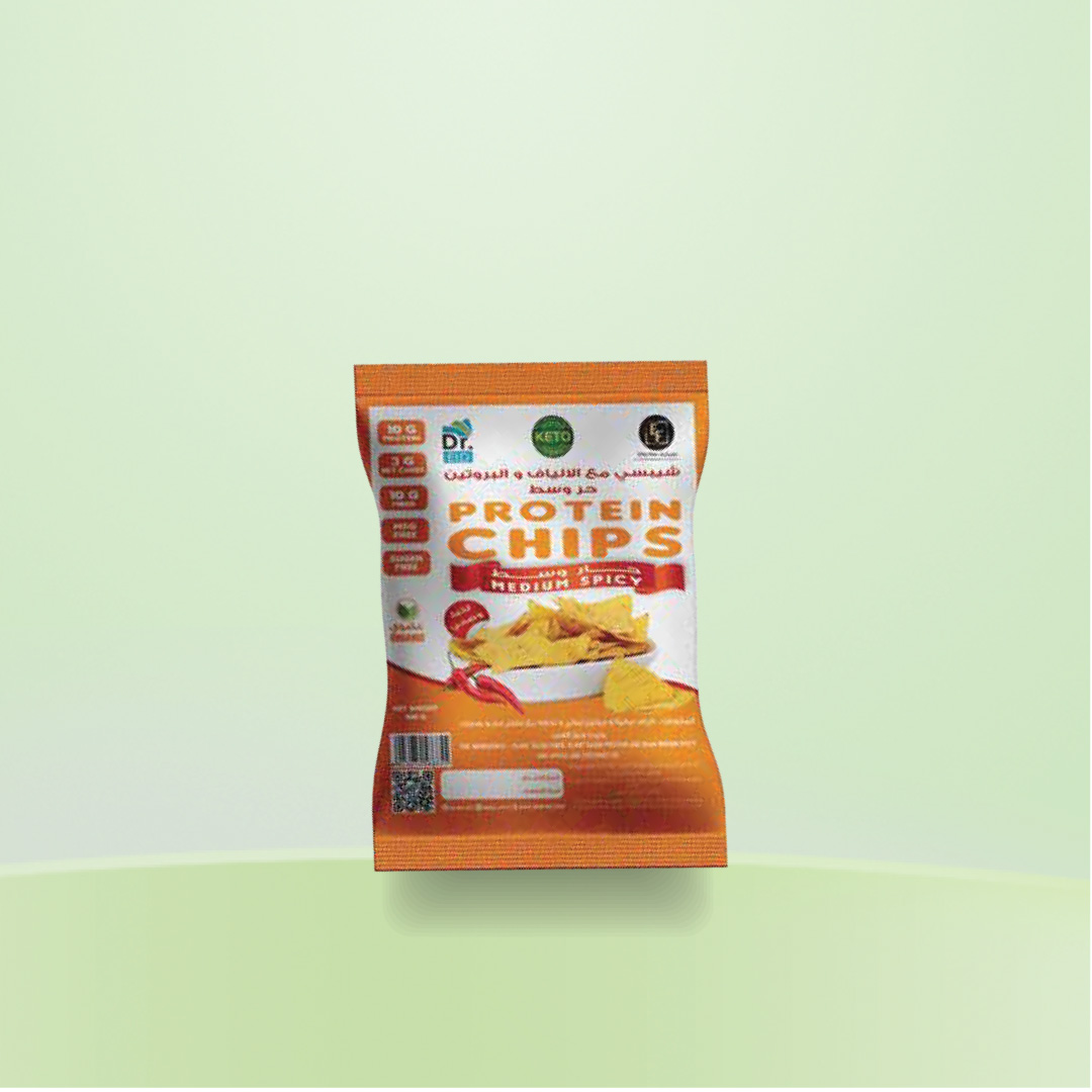 شيبس مع الالياف والبروتين    حار وسط